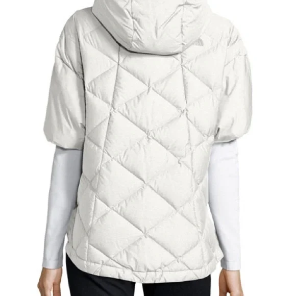 The Northface Far Northern Quilted Puffer Capelet EUC Rich Navy XS - Picture 10 of 16